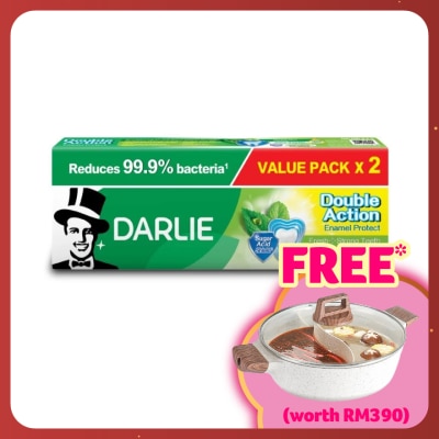 DARLIE Double Action Enamal Protect Strong Mint 2x200g