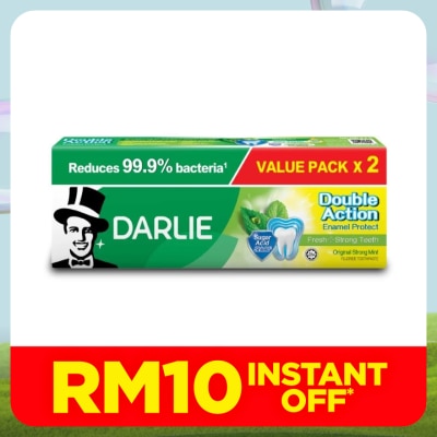 DARLIE Double Action Enamal Protect Strong Mint 2x200g