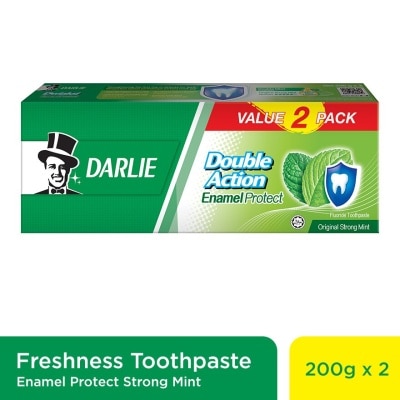 DARLIE Double Action Enamal Protect Strong Mint 2x200g