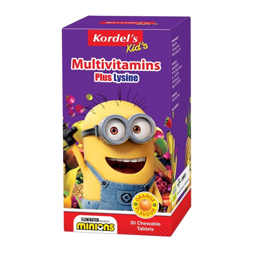 Kid's Chewable Multivitamins + Lysine 30s