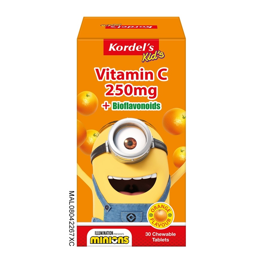 Kid's Chewable Vitamin C + Bioflavonoids 30's