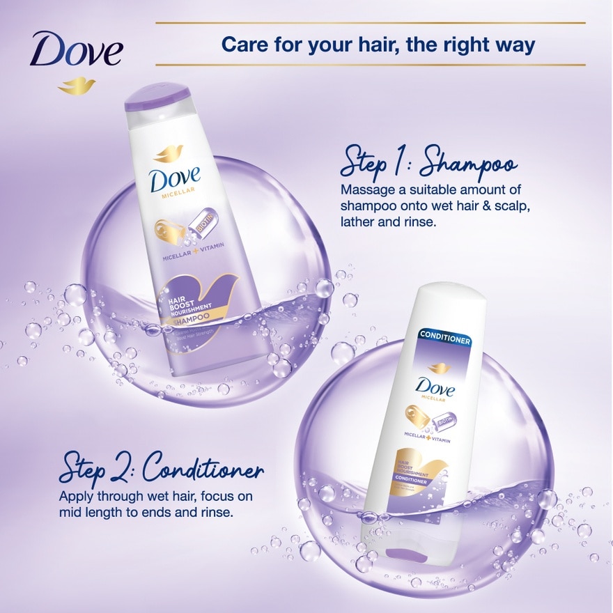 Dove Hair Boost Nourishment Shampoo 330ml