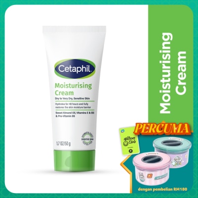 CETAPHIL Moisturizing Cream For Face & Body 50g