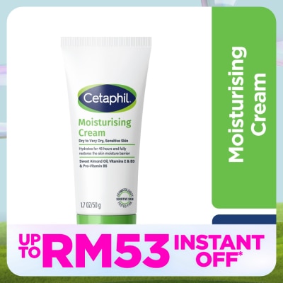 CETAPHIL Moisturizing Cream For Face & Body 50g