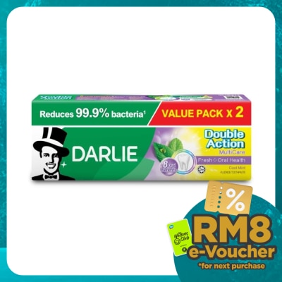 DARLIE Toothpaste Double Action MultiCare 180g x 2
