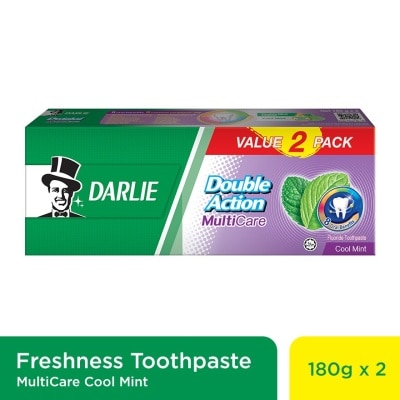 DARLIE Toothpaste Double Action MultiCare 180g x 2