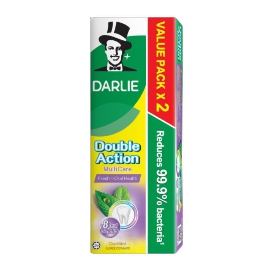 Toothpaste Double Action MultiCare 180g x 2