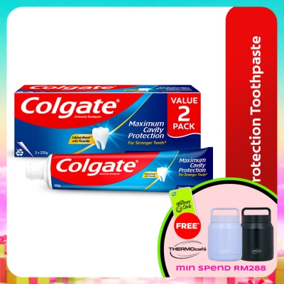 COLGATE - Colgate Maximum Cavity Protection Great Regular Flavour Toothpaste Valuepack (2x225g)