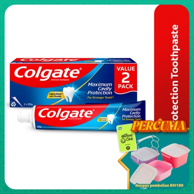 COLGATE - Colgate Maximum Cavity Protection Great Regular Flavour Toothpaste Valuepack (2x225g)