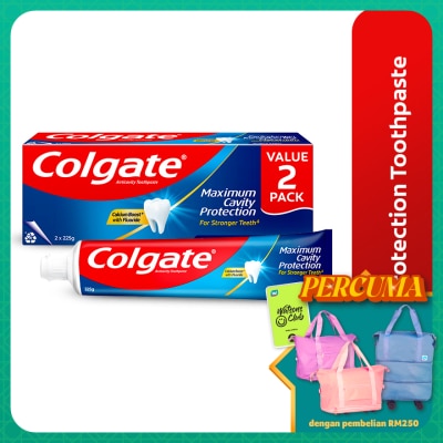 COLGATE - Colgate Maximum Cavity Protection Great Regular Flavour Toothpaste Valuepack (2x225g)