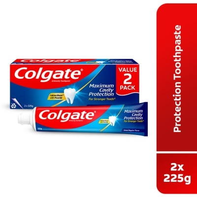 COLGATE Colgate Maximum Cavity Protection Great Regular Flavour Toothpaste Valuepack (2x225g)