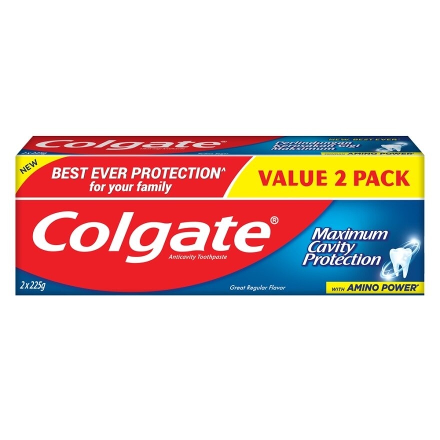 Max Cavity Protect Toothpaste Great Regular 2x225g