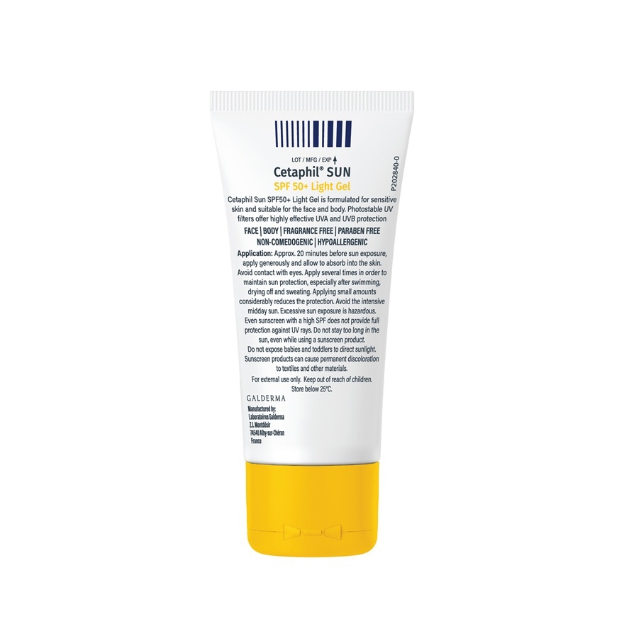 Sun SPF50 Light Gel Sunscreen For Face & Body 50ml image