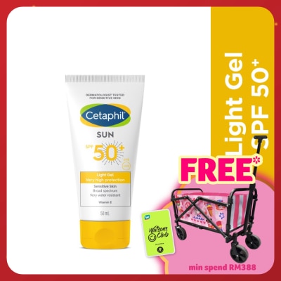 CETAPHIL Sun SPF50 Light Gel Sunscreen For Face & Body 50ml