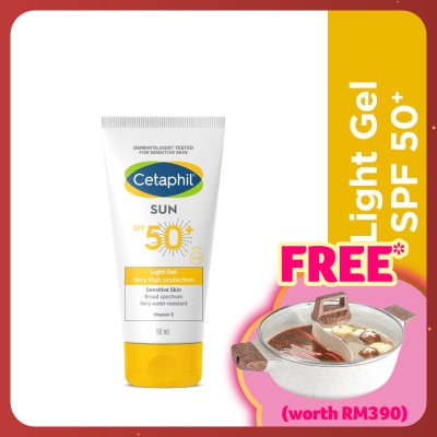 CETAPHIL Sun SPF50 Light Gel Sunscreen For Face & Body 50ml