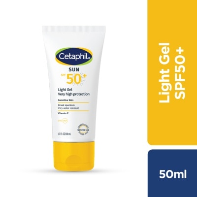 CETAPHIL - Sun SPF50 Light Gel Sunscreen For Face & Body 50ml