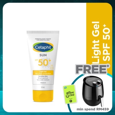 CETAPHIL Sun SPF50 Light Gel Sunscreen For Face & Body 50ml