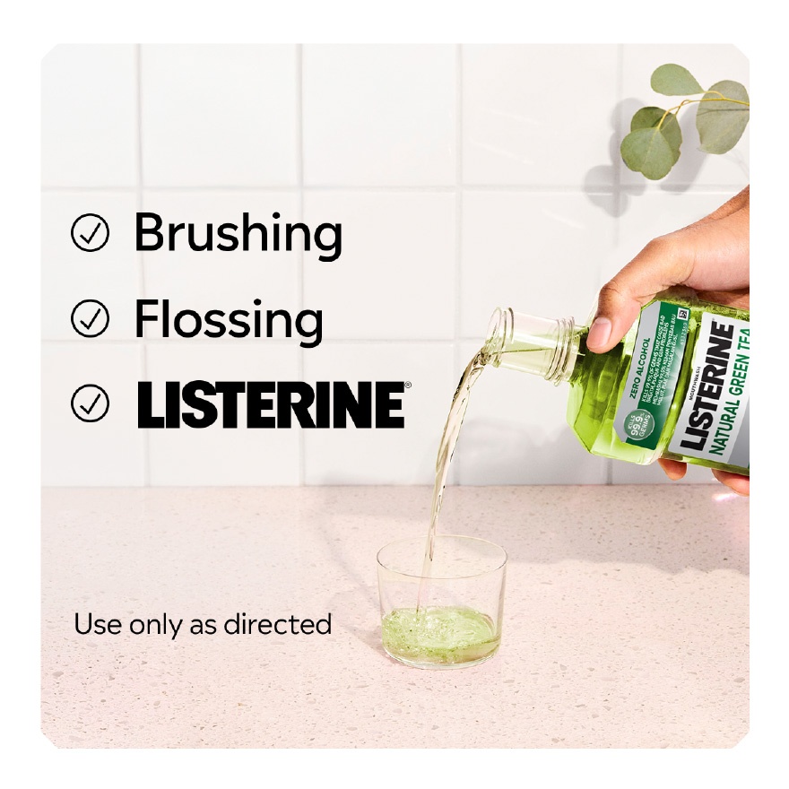 Listerine Green Tea 750ml Twin Pack image