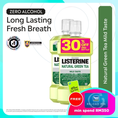 LISTERINE Listerine Green Tea 750ml Twin Pack image