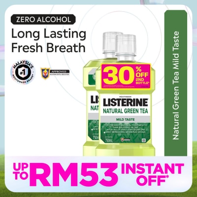 LISTERINE Listerine Green Tea 750ml Twin Pack