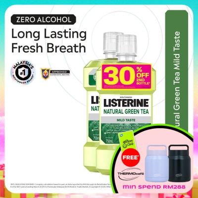 LISTERINE - Listerine Green Tea 750ml Twin Pack