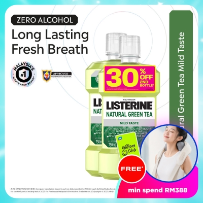 LISTERINE - Listerine Green Tea 750ml Twin Pack