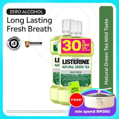 LISTERINE - Listerine Green Tea 750ml Twin Pack image