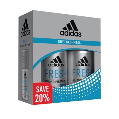 ADIDAS Men Deodorant Roll On Fresh 2 x 50ml