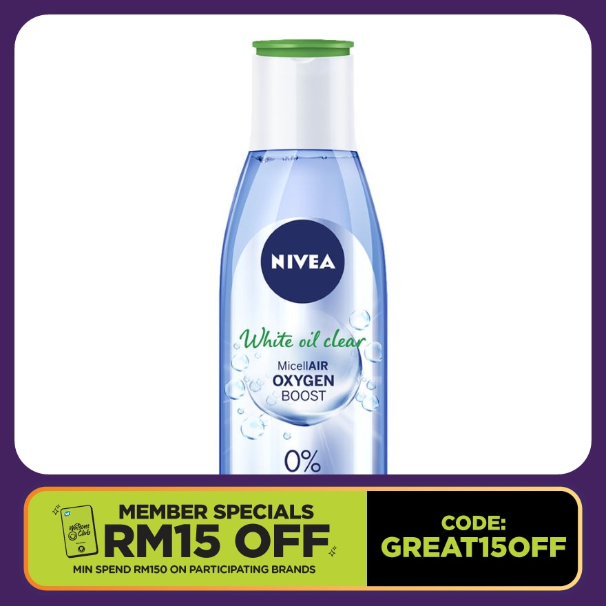 White Oil Clear MicellAIR Oxygen Boost 200ml