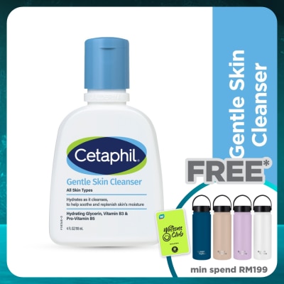 CETAPHIL Gentle Skin Cleanser For Face & Body 118ml