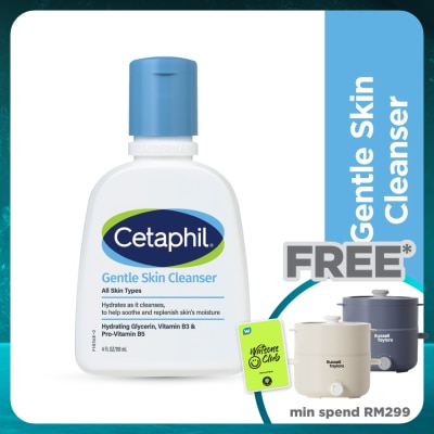 CETAPHIL Gentle Skin Cleanser For Face & Body 118ml