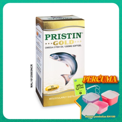 TOTAL HEALTH - Pristin Gold Omega-3 Fish Oil 1200mg Softgel 30's