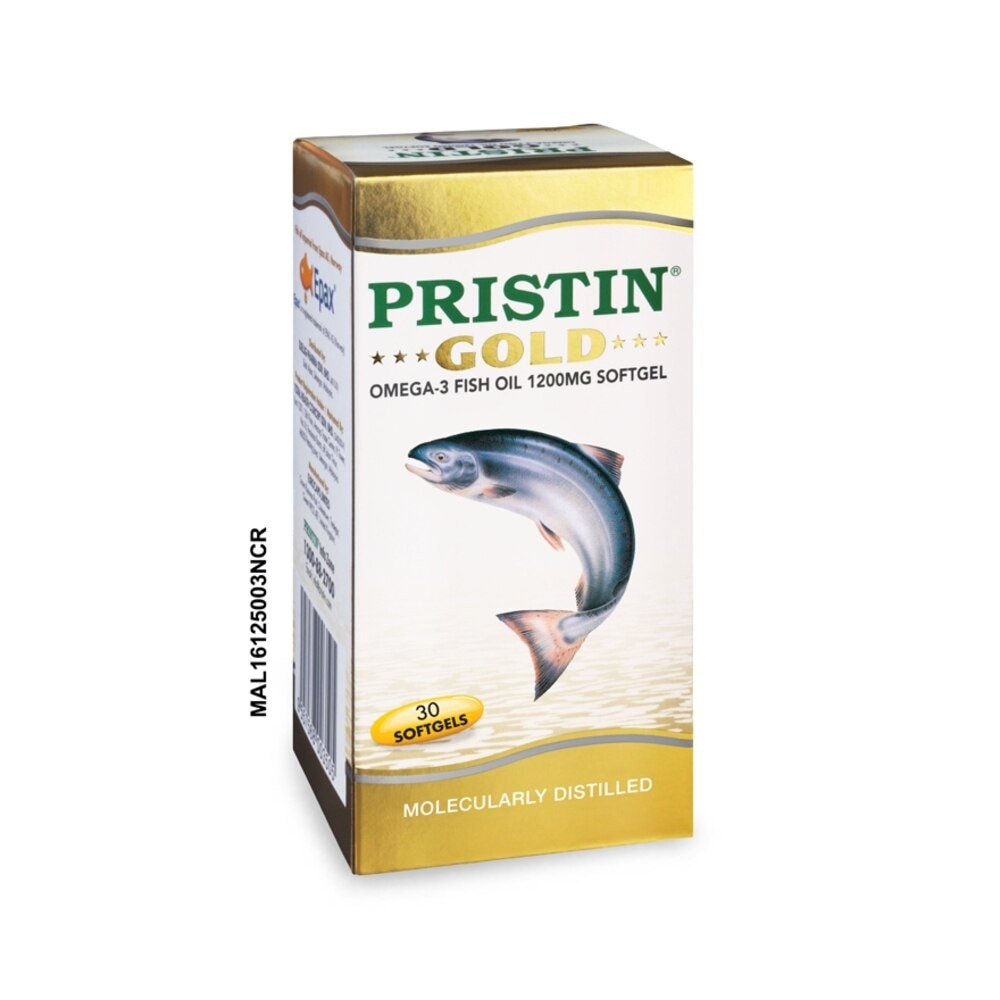 Pristin Gold Omega-3 Fish Oil 1200mg Softgel 30's