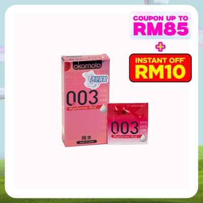 OKAMOTO 0.03 Hyaluronic Acid Condom 6's