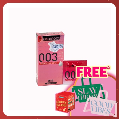 OKAMOTO 0.03 Hyaluronic Acid Condom 6's