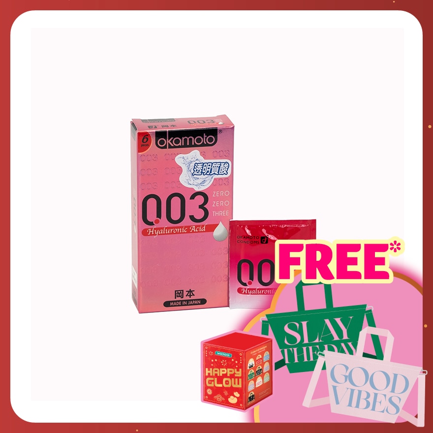 0.03 Hyaluronic Acid Condom 6's