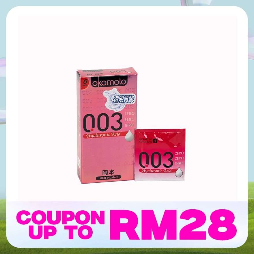 0.03 Hyaluronic Acid Condom 6's