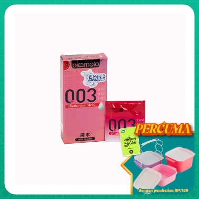 OKAMOTO - 0.03 Hyaluronic Acid Condom 6's