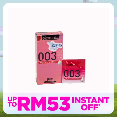 OKAMOTO 0.03 Hyaluronic Acid Condom 6's