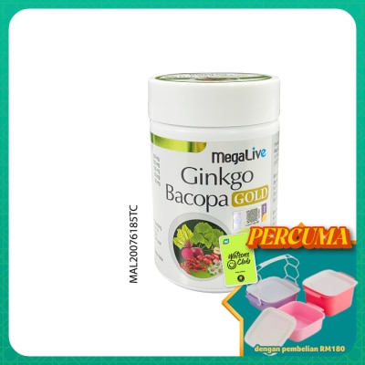 MEGALIVE - Ginkgo Bacopa Gold 45s