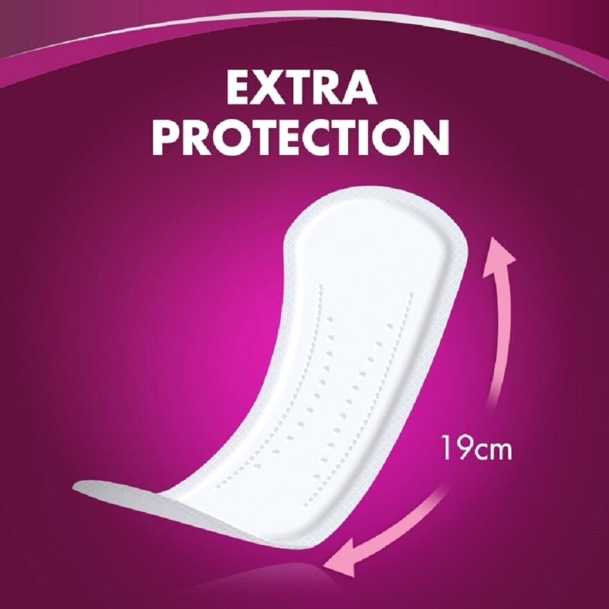 Liners Incontinence Regular 19cm 2X12s - Light Bladder/Urine Leakage Protection