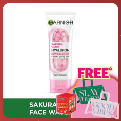 GARNIER Sakura Glow Hyaluron Face Wash 100ml