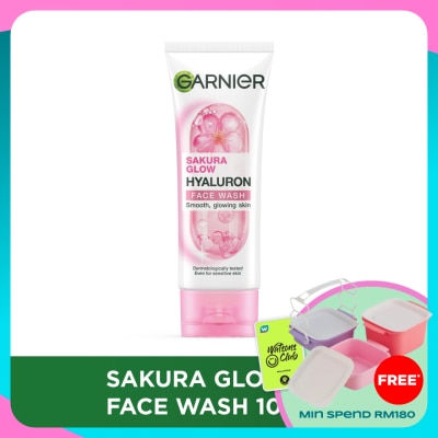 GARNIER Sakura Glow Hyaluron Face Wash 100ml
