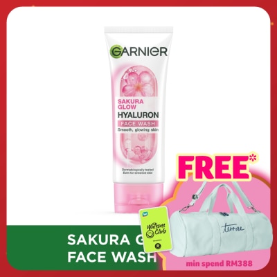 GARNIER Sakura Glow Hyaluron Face Wash 100ml