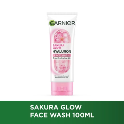 GARNIER - Sakura Glow Hyaluron Face Wash 100ml image