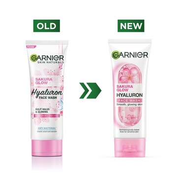 Garnier Sakura Glow Hyaluron Face Wash 100ml