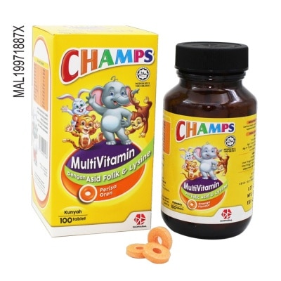 CHAMPS M Lysine Chewable 100's