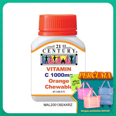 21ST CENTURY - Vitamin C-1000 Chewable 60's