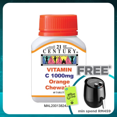 21ST CENTURY Vitamin C-1000 Chewable 60's