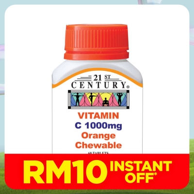 21ST CENTURY Vitamin C-1000 Chewable 60's